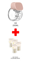 Bundle Deal - Wearable Breast Pump + 30 x Milk Storage Bags
