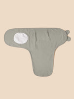 Grey Summer Cotton Baby Swaddling Blanket