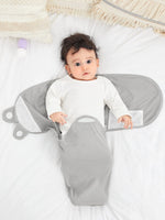 Grey Summer Cotton Baby Swaddling Blanket