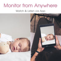 Baby Womb World - BWW360 Wi-Fi Video Baby Monitor Nanny Camera with Sound