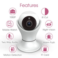 Baby Womb World - BWW360 Wi-Fi Video Baby Monitor Nanny Camera with Sound