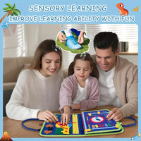 Sensory & Educational Toddler Busy Board