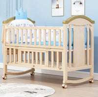 Bebivata Baby Cot - Natural Wood