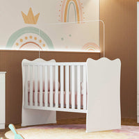 Skyla Baby Crib - White