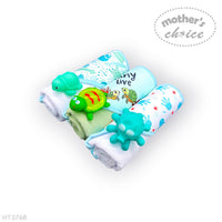Hooded Towel & Bath Toy Set (6 Pieces) - Under The Sea