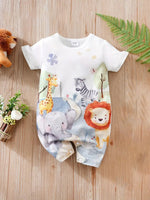 Summer Baby Romper - Elephant