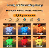 Silicone Star LED Night Light With Remote