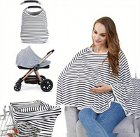 7 in 1 Breastfeeding Cover - Stripes