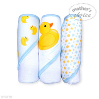Hooded Towel & Bath Toy Set (6 Pieces) - Ducks