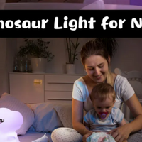 Silicone Dinosaur LED Night Light With Remote