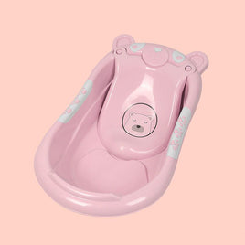 Baby Bath Tub With Support - Pink