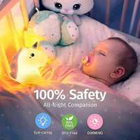 Silicone Unicorn LED Night Light With Remote