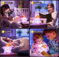 Silicone Star LED Night Light With Remote