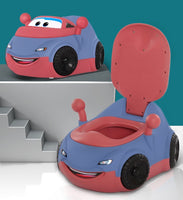 "Vroom" Car Potty - Blue & Pink