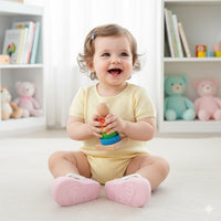 Baby Slip On High Top Sneakers - Pink