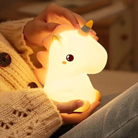 Silicone Unicorn LED Night Light With Remote