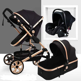 Belecoo Luxury Baby Stroller - Tyrant - Black