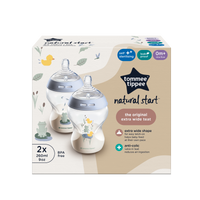 Tommee Tippee 260ML BOTTLE 2PK 0M+ – BOY