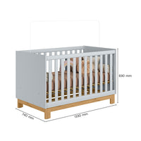 Luan 2-In-1 Convertible Baby Crib