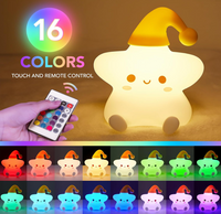 Silicone Star LED Night Light With Remote