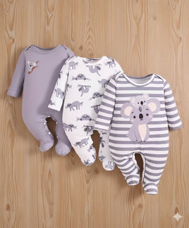 3PC Baby Romper Set - Koala