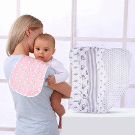 Baby Burp Cloths (5pc) - Grey