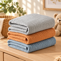 3-Piece Cotton Gauze Baby Swaddle Blanket Set 2