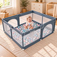 Baby Playpen with 50 Non-Toxic Play Balls