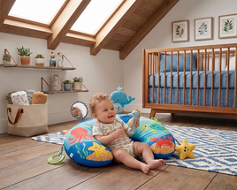 Tummy Time Baby Support Pillow - Ocean