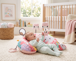 Tummy Time Baby Support Pillow - Pink