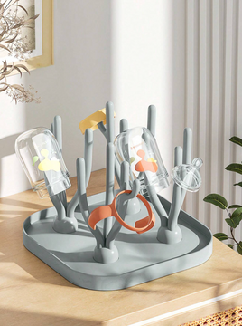 Stylish Baby Bottle Rack - Square