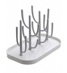 Stylish Baby Bottle Rack - White