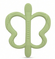Silicone Butterfly Baby Teether – Dual Handle
