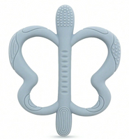 Silicone Butterfly Baby Teether – Dual Handle