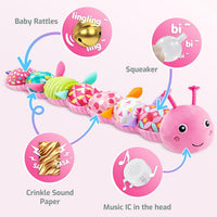Interactive Plush Sensory Caterpillar