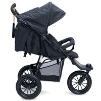 Belecoo - 3 Wheel Jogger Stroller - Black