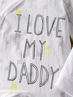 2PC Newborn Long Sleeve Footies - Love