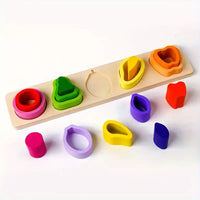 Wooden Sorting & Geometric Stacker