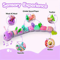 Interactive Plush Sensory Caterpillar