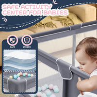 Baby Playpen with 50 Non-Toxic Play Balls