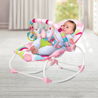 Baby Rocker Chair For Newborn To Toddler - Pink