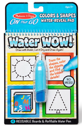 On The Go - Water Reveal Pad - Colours & Shapes