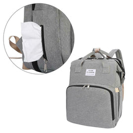 2-in-1 Travel Baby Bag Backpack