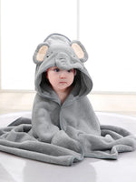 Baby Elephant Design Receiving Blanket