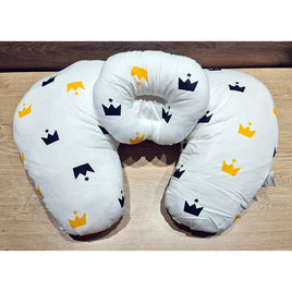 U Shaped Nursing Pillow - White Castles