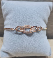 M&M Collection - Chain Bracelet - Infinity In Rose Gold