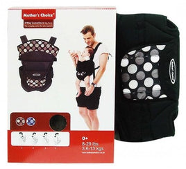 4 Way Luxury Baby Carrier - Black Circles
