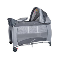 Baby Camp Cot - Sleepy - Grey