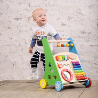 Baby Womb World - Push and Pull Learning & Playing Wooden Activity Walker