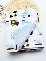 Vehicles Pattern Baby Blanket